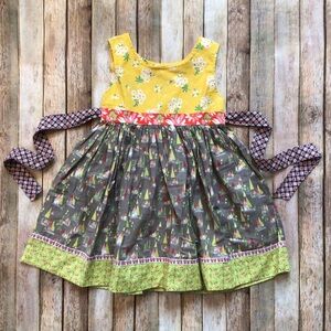 NEW Matilda Jane Platinum Sleigh Ride Shasta Dress